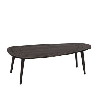 Calicosy Coffee Table With Rounded Edge Top, 115 Cm Long - SWEET in Grey