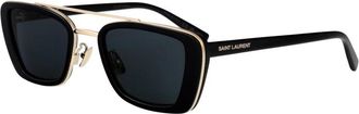 Saint Laurent SL 825 Zonnebril - unisex - Zonnebrillen - Zwart - 50 MM - Accessoires