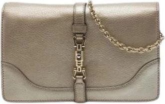 Gucci Pre-owned Vintage Schoudertas - Dames - Vintage Schoudertas - Geel - ONE Size - Leer - Vintage