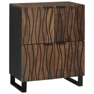 Berkfield Home Media Storage Cabinets & Racks Brown 60 x 33.5 x 75 cm