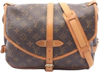 Louis Vuitton Pre-owned Saumur 30 Borsa a Spalla in Tela Monogram - - Pre-owned - Donna - Marrone - ONE SIZE