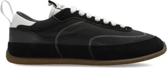 Alexander McQueen Sportschoenen met Logo - Dames - Sneakers - Zwart - 37 EU - Leer - Schoenen