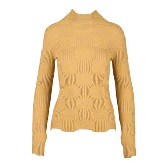 Bottega Veneta Dames, Truien, Beige, Maat: S Wol