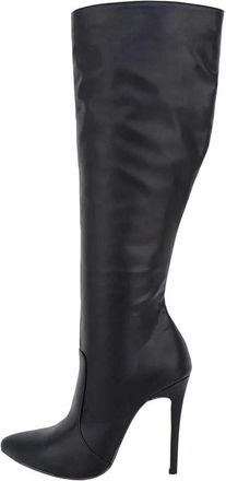 Generic Women Over Knee Boots Pointed Toe High Heel Side Zipper Pu Leather Long Winter Casual Boot
