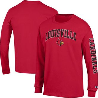Champion Mens Champion Red Louisville Cardinals Arch Over Logo 2-Hit Long Sleeve T-Shirt at Nordstrom, Size Xx-Large