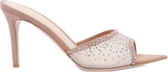 Gianvito Rossi 85 mm Rania sandalen - Roze