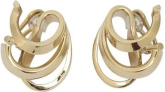 Ferragamo Leafbig Oorbellen - Dames - Oorbellen - Geel - ONE Size - Accessoires