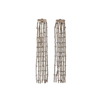 Brunello Cucinelli Oorbellen met gelaagd design - Dames - Oorbellen - Grijs - ONE Size - Accessoires