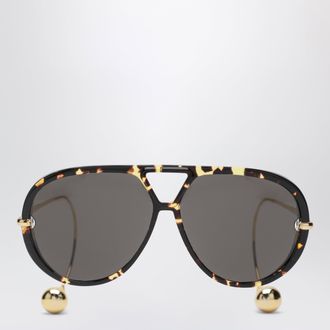 Bottega Veneta Aviator Drop sunglasses havana/gold