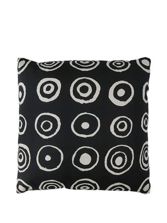 10 Corso Como Cuscino con caratteristico motivo a cerchi jacquard - Nero