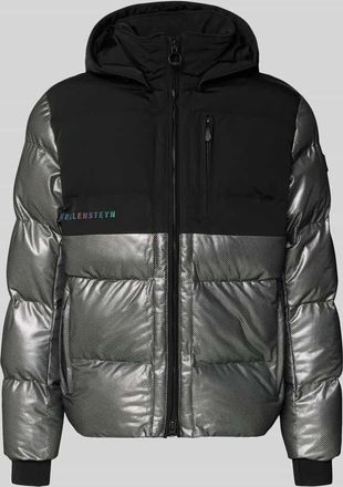 Wellensteyn Regular Fit Steppjacke mit Stehkragen Modell ROYAL FLASH in Silber, Gr&ouml;&szlig;e XXL