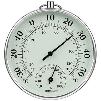 OEM Term&oacute;metro De 10 Cm Para Interiores Y Exteriores Con Medidor De Humedad Para Interiores Y Exteriores - Monitor De Temperatura Del Aire Para Aire Acond