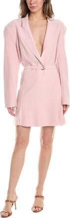 Norma Kamali Single-Breasted Fishtail Mini Dress