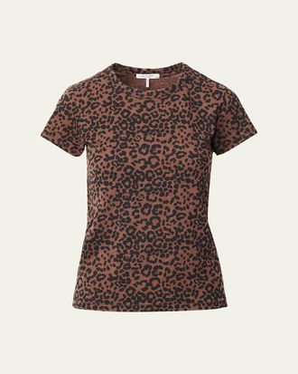 Rag & Bone Short-Sleeve Leopard Tee