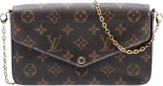 Louis Vuitton Pre-owned Cross Body Bags, female, Brown, Size: ONE SIZE Pre-owned Fabric Crossbody Bag