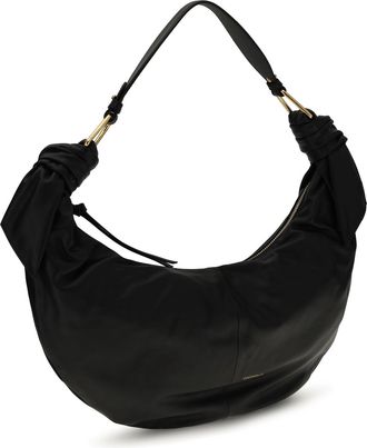 Coccinelle Womens Furoshiki Shoulder Bag Noir Calf Leather Bos Taurus