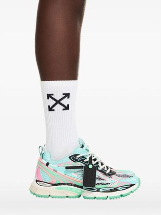 Off-white Be Right Back Fishnet Arrow Sneakers