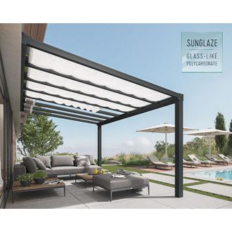Palram Palram - Canopia Cortina Para P&eacute;rgola Stocholm 3.4x5.2 Blanco