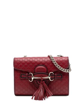 Gucci 2016-2025 Mini Microguccissima Emily crossbody bag - Red