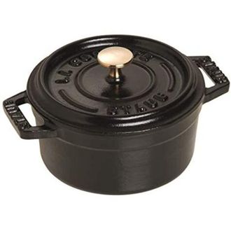 Staub Mini Cocotte 10cm Round Black, Cast Iron
