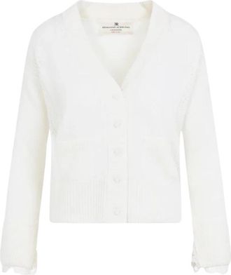Ermanno Scervino Cardigan - Dames - Vesten - Wit - S - Truien & Vesten