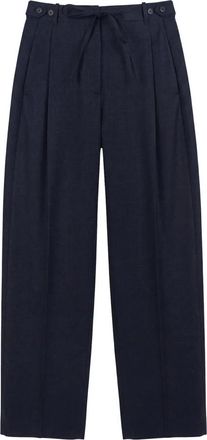 Tela Wijde Broek - Dames - Wijde Broeken - Blauw - S - Broeken