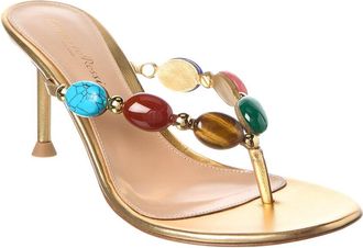 Gianvito Rossi Shanti Leather Sandal