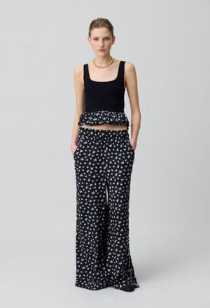 Claudie Pierlot Top d&eacute;bardeur volant&eacute;