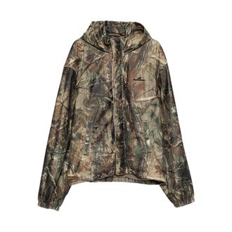 Balenciaga Camouflage-print Hooded Jacket