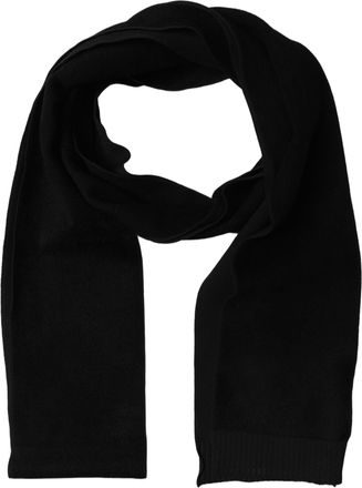 Dolce & Gabbana Black Cashmere Knitted Ribbed Shawl Womens Scarf (Pre-Owned)