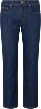 Roberto Cavalli Jeans met Monogram RC Borduurwerk - Heren - Regular Fit Jeans - Blauw - M - Katoen - Jeans