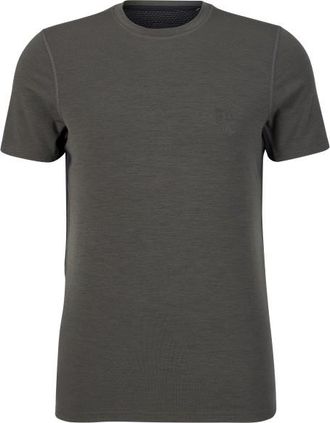 Stoic MerinoMesh150 SadjemSt. T-Shirt Merinoshirt f&uuml;r Herren | grau