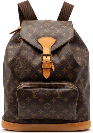 Louis Vuitton Zaino Montsouris GM con monogramma 1999 - Marrone