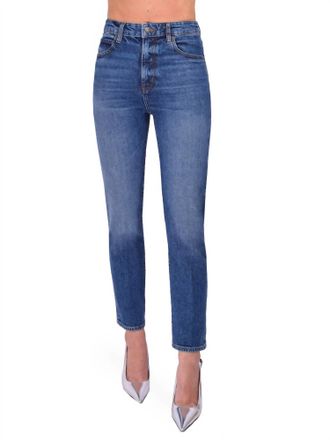 Frame Denim Ruler Crop Jeans In Nebula