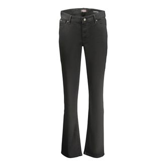 Guess Boot-cut Jeans, female, Black, Size: W29 L32 G08 Mid Rise Straight Jeans