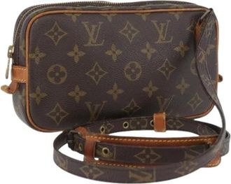 Louis Vuitton Pre-owned Cross Body Bags, female, Brown, Size: ONE SIZE Pre-owned Marly Bandouliere Shoulder Bag