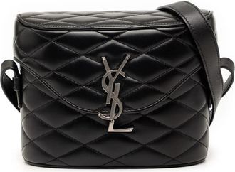 Saint Laurent Pre-owned Saint Laurent Quilted Lambskin Monogram June Box Bag Unisex DBIX4AFMYKGHTG9T