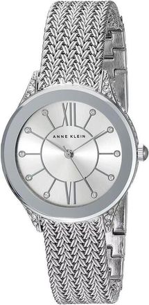 Anne Klein Accented Silver-tone Dial Ladies Watch AK/2209SVSV