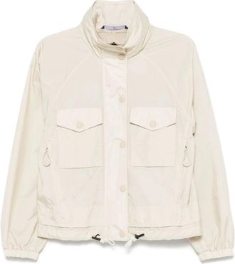 Moncler Lichtgewicht Jas - Dames - Zomerjassen - Beige - 2XS - Leer - Jassen