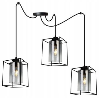 OEM L&aacute;mpara Colgante Moderna Y Elegante Con Pantalla De Cristal