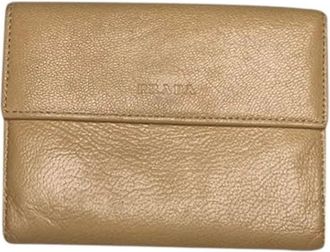 Prada Pre-owned Wallets, female, Beige, Size: ONE SIZE Pre-owned Vintage Wallet