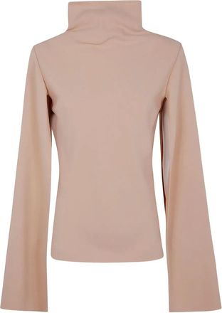 Alberta Ferretti Tailored Button-Down Shirt with Structured Collar