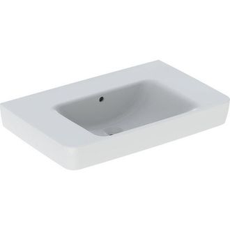 Keramag Keramag - Geberit Renova Plan, Lavabo Con Repisa, 75x48 Cm, Sin Agujero