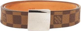 Louis Vuitton Pre-owned Belts, male, Brown, Size: ONE SIZE Pre-owned Damier Standard Belt