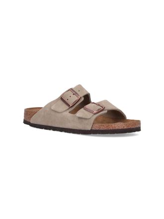 Birkenstock Unisex Sandals Beige Leather