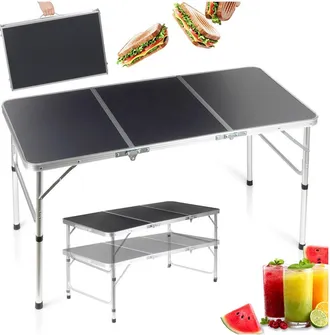OEM Mesa Plegable Extensible Para Turista, Mesa De Jard&iacute;n/camping 2 En 1, 120x60