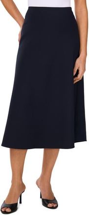 Vince Camuto Easy Midi Skirt in Evening Navy at Nordstrom, Size Medium
