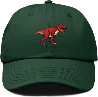 Dalix T Rex Dad Cap in Dark Green at Nordstrom