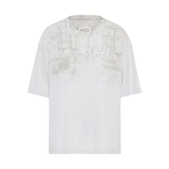Maison Margiela Heren, Tops, Wit, Maat: M Katoen