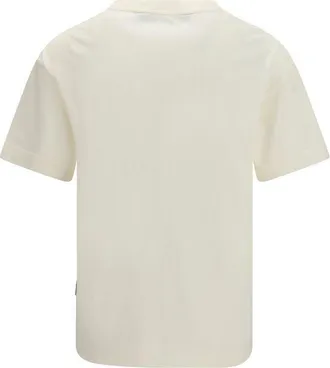 Palm Angels Mens Beige Cotton T-Shirt